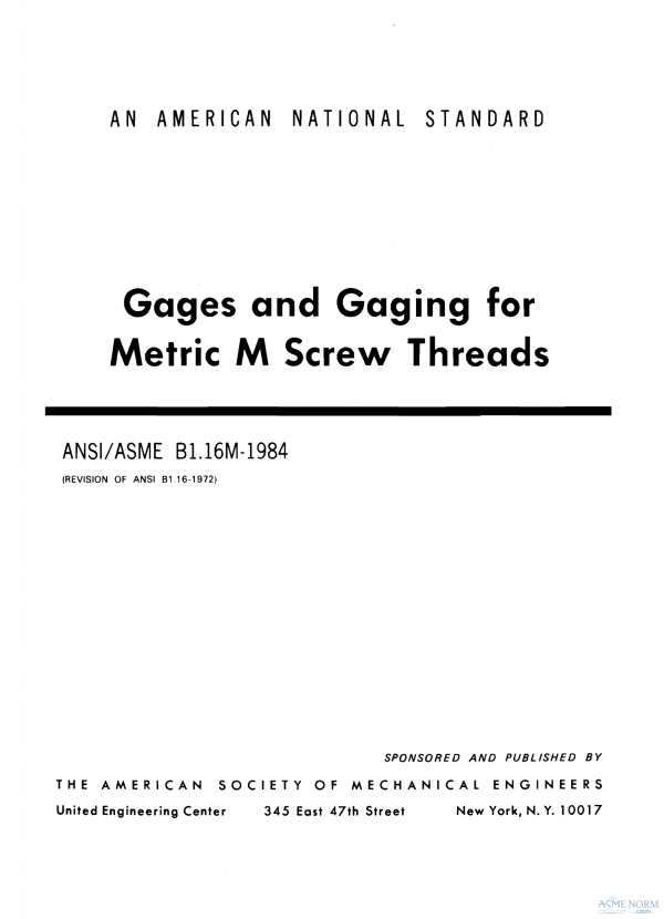 ASME B1.16M PDF