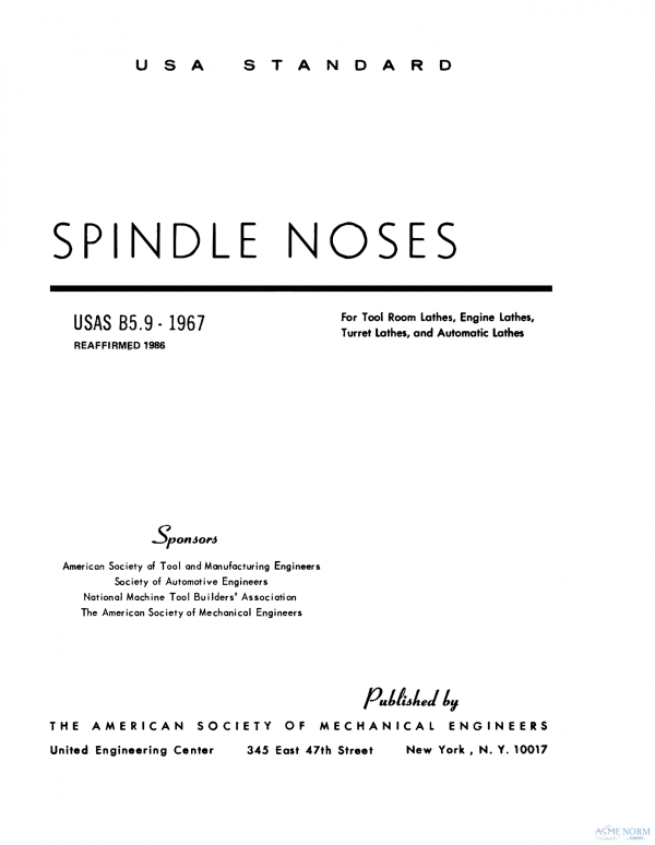 ASME B5.9 PDF