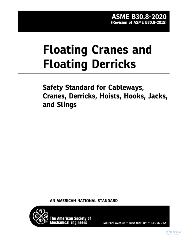 ASME B30.8 PDF ASME B30.8 PDF