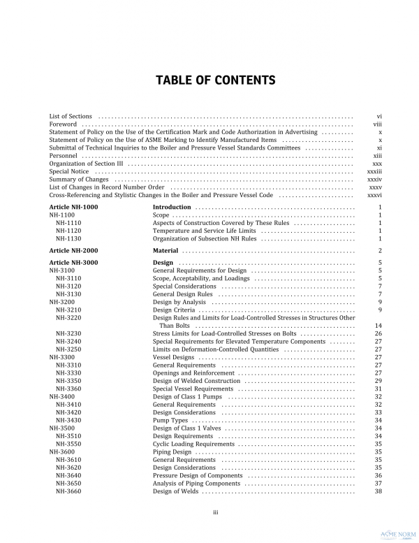 ASME BPVC.III.1.NH (ASME BPVC Section III 1 NH )PDF