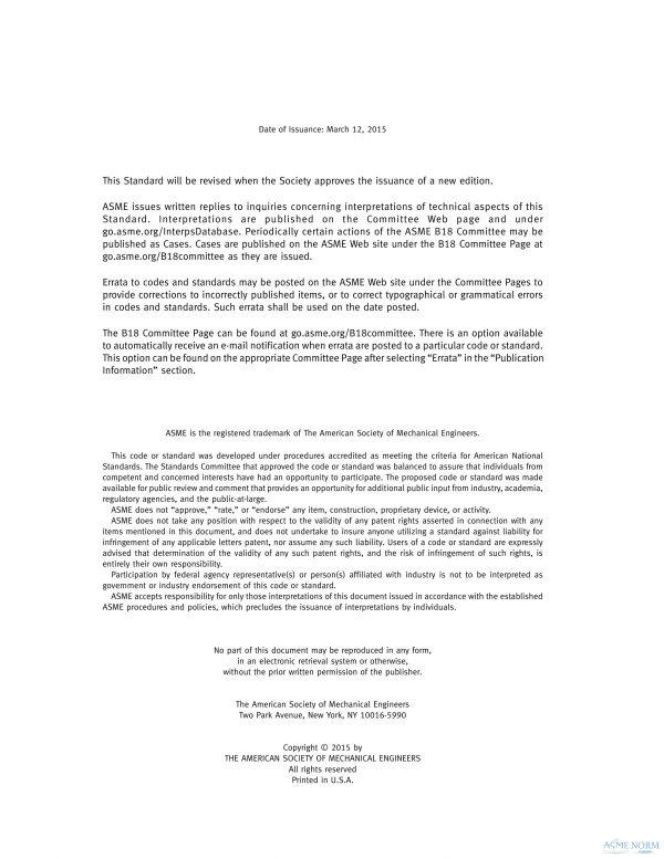 ASME B18.31.3 PDF