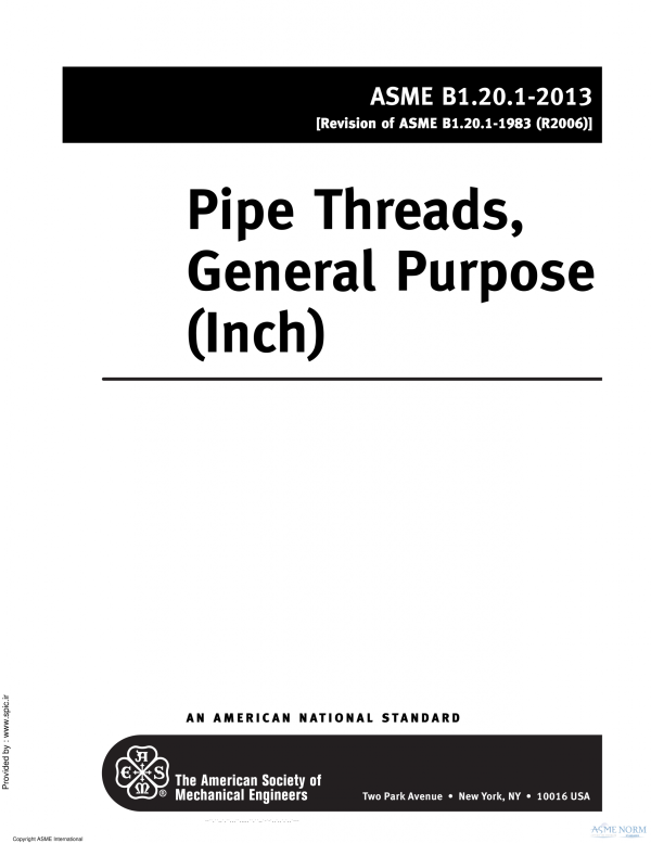 ASME B1.20.1 PDF