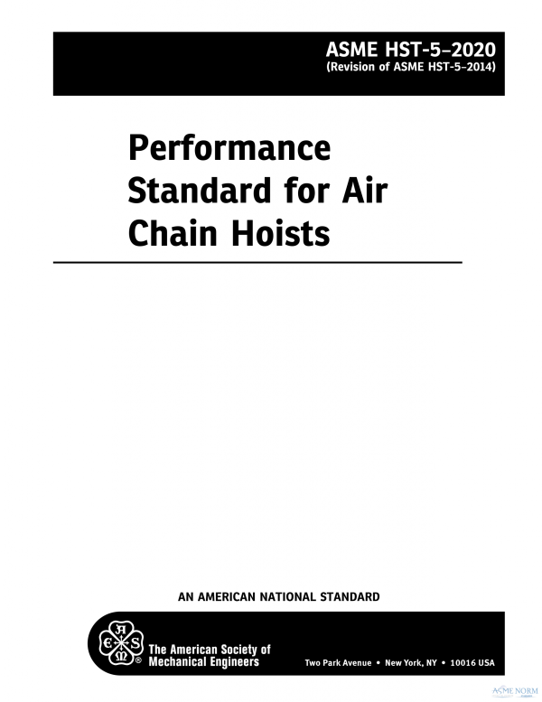 ASME HST-5 PDF