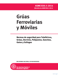 ASME B30.5 (SPANISH) PDF ASME B30.5 (SPANISH) PDF