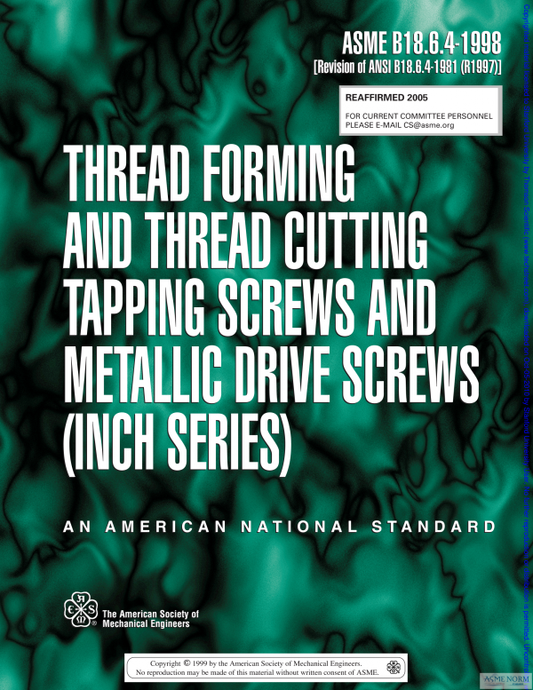 ASME B18.6.4 PDF