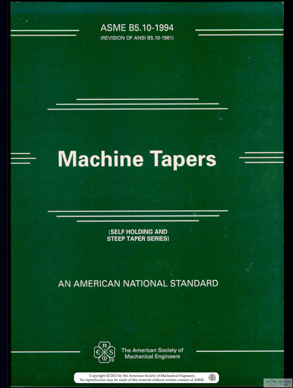 ASME B5.10 PDF ASME B5.10 PDF