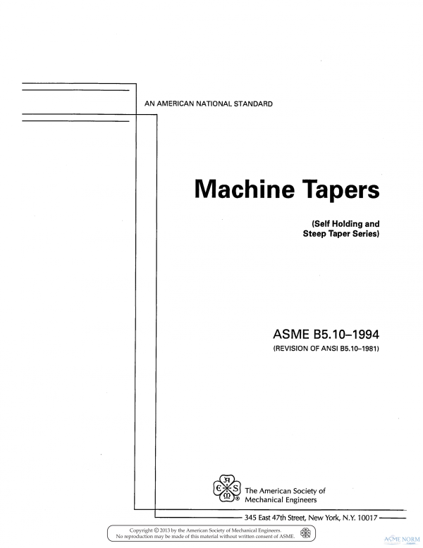 ASME B5.10 PDF ASME B5.10 PDF