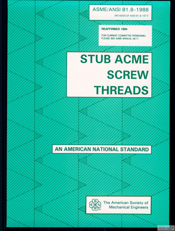 ASME B1.8 PDF