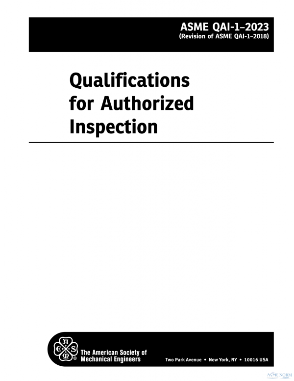 ASME QAI-1 PDF