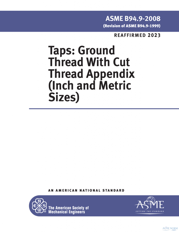 ASME B94.9 PDF